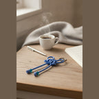 Knotted Butterfly Charm Keychain – bags & wallets (view 3)