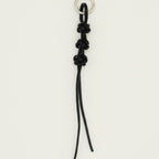 Knotted Cord Key Ring Charm – bags & wallets (view 1)