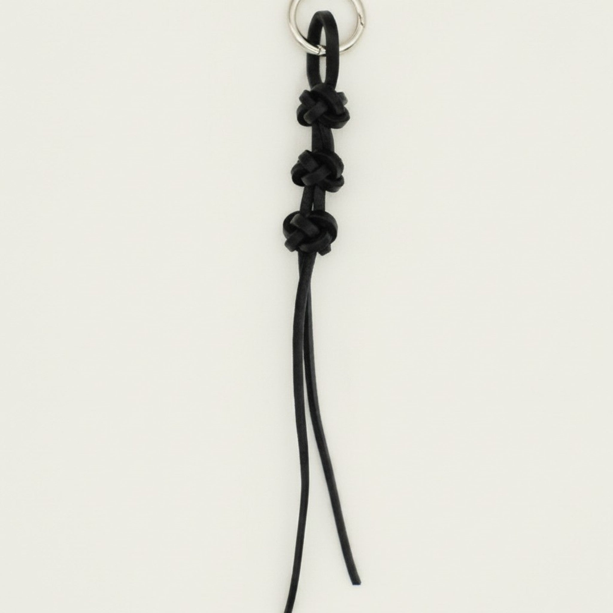 Knotted Cord Key Ring Charm – bags & wallets (view 1)