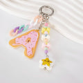 Donut Letter Chain Charm Keychain – novelty & toys (view 1)