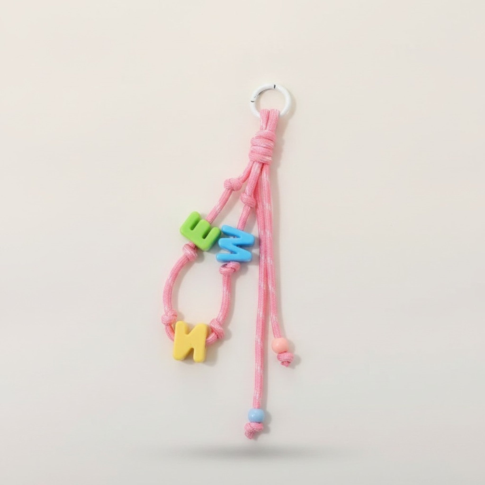 Braided Initial Letter Keychain Charm – bags & wallets (view 1)