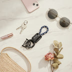 Get Rich Braided Rope Keychain - Navy Rope – novelty & toys (view 3)