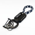 Get Rich Braided Rope Keychain - Navy Rope