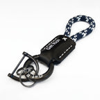 Get Rich Braided Rope Keychain - Navy Rope