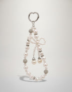 Pearl Bow Rhinestone Phone Strap – tech (view 1)