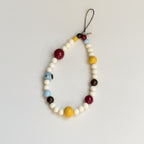 Cute Colorful Beaded Phone Strap – tech (view 1)