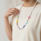 Pastel Beaded Phone Charm – tech (view 3)