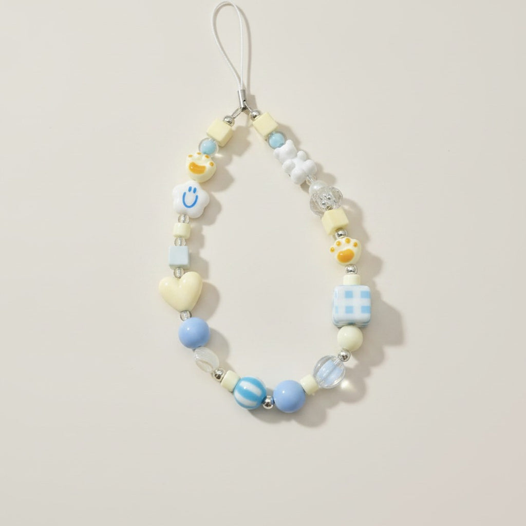 Cute Beaded Phone Charm Strap – tech (view 1)