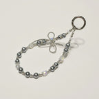 Chic Pearl & Crystal Phone Charm Strap – tech (view 1)