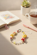 Vibrant 3D Beaded Phone Charm – tech (view 2)