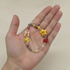 Vibrant 3D Beaded Phone Charm – tech (view 3)
