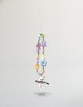 Pastel Beaded Playful Cat Charm – tech (view 1)