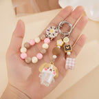 Cute Cartoon Charm Beaded Keychain – apparel accessories (view 6)