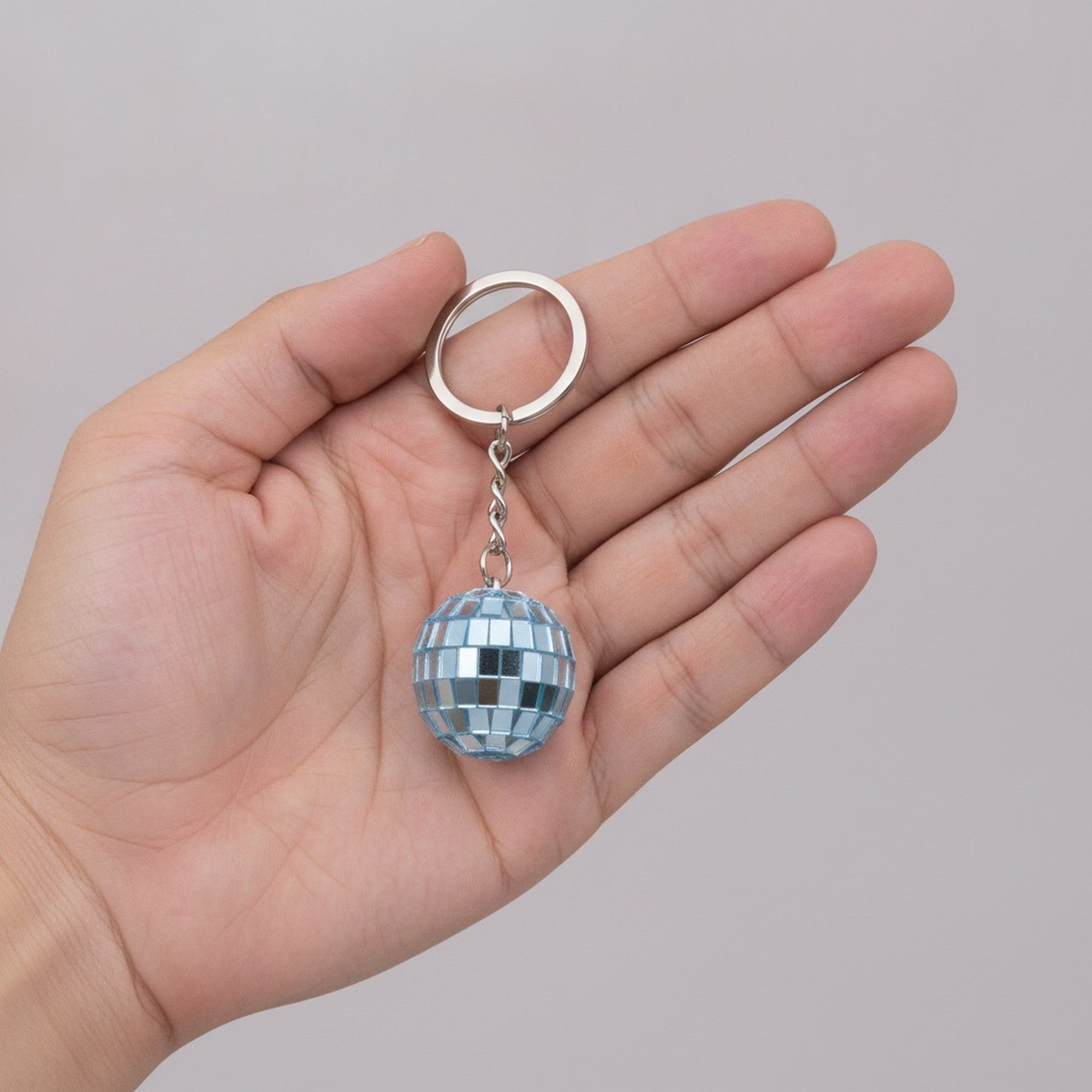 Sparkling Disco Ball Keychain Charm – novelty & toys (view 2)