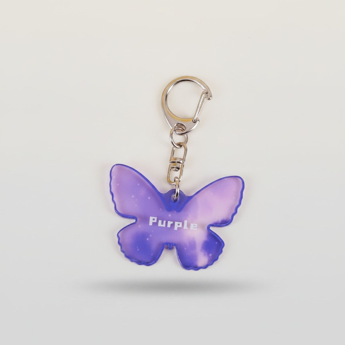 Floral Butterfly Charm Keychain – novelty & toys (view 6)