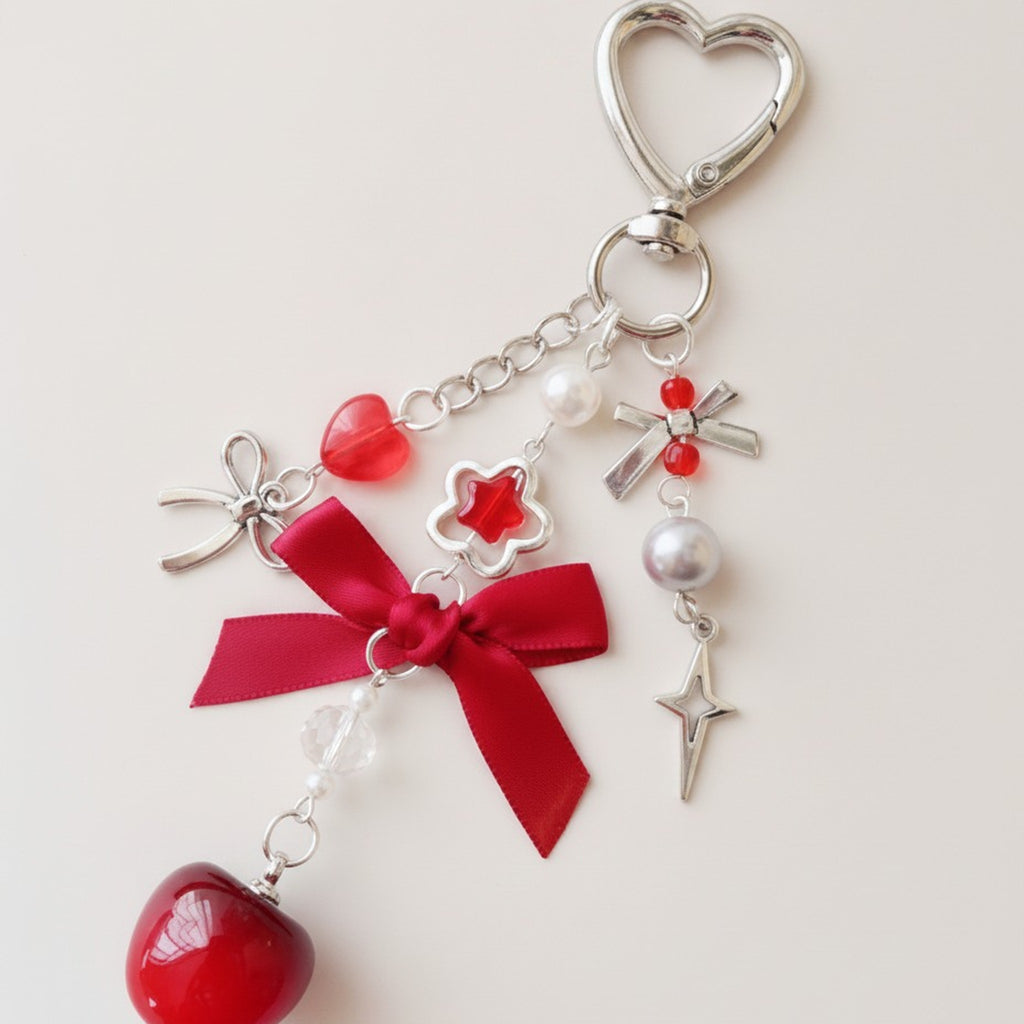Sweet Cherry Pearl Dangle Charm – jewelry (view 1)