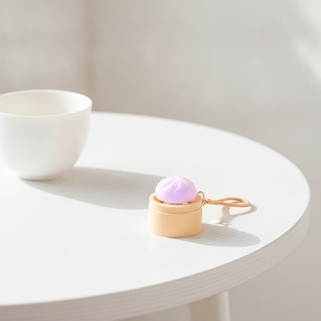 Light Up Dumpling Fidget Keychain Toy - Type 1