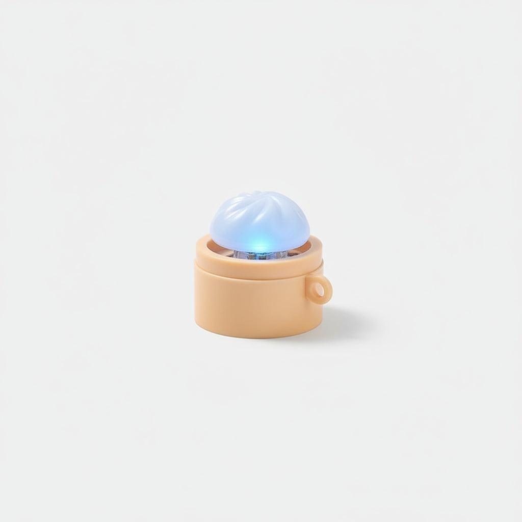 Light Up Dumpling Fidget Keychain Toy - Type 1