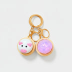 Light Up Dumpling Fidget Keychain Toy - Type 3