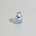 Cute Glow Ghost Bag Charm - Silver 2 – novelty & toys (view 1)