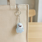 Cute Glow Ghost Bag Charm - Silver 2 – novelty & toys (view 3)