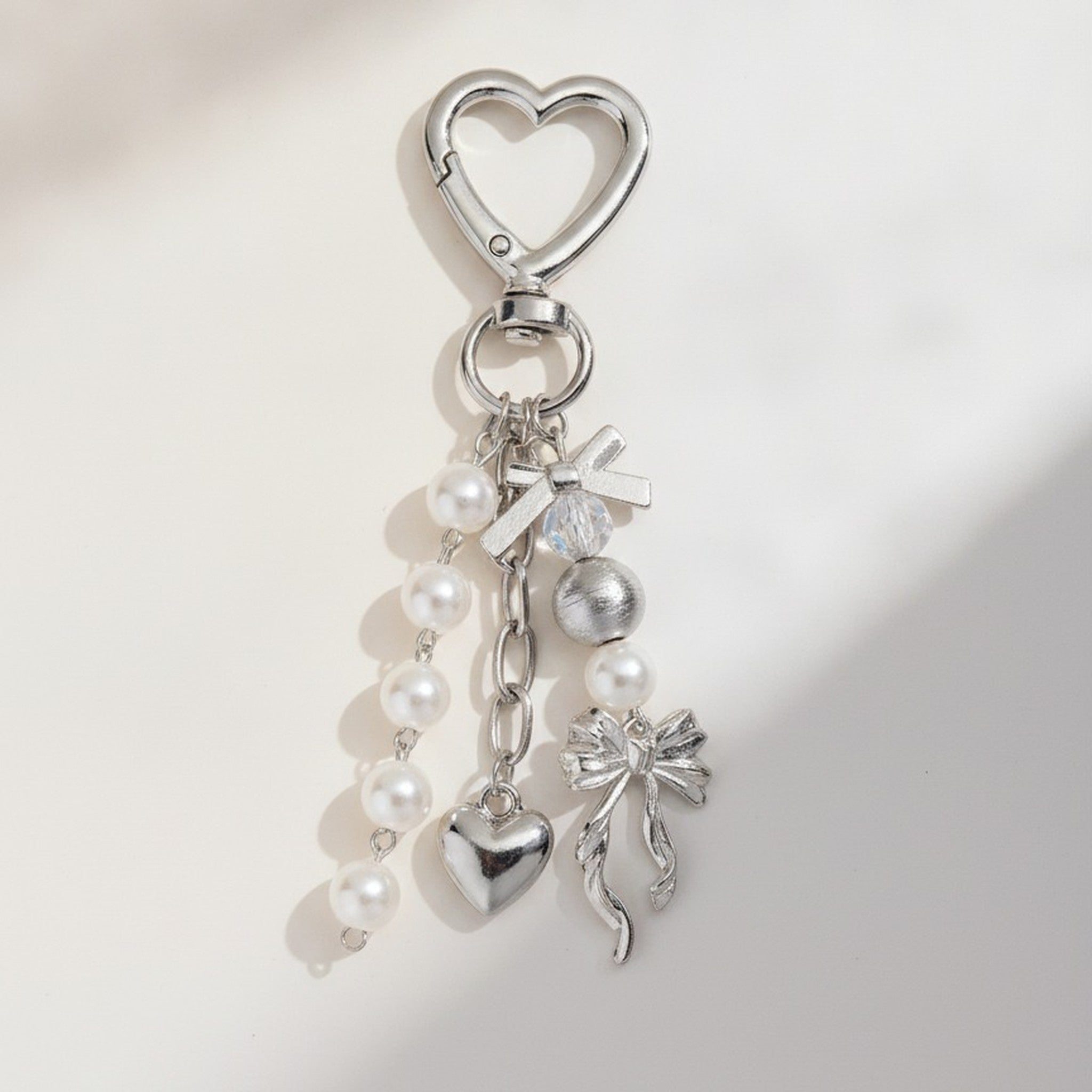 Elegant Pearl Crystal Dangle Bag Charm – jewelry (view 4)