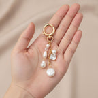 Elegant Pearl Crystal Dangle Bag Charm – jewelry (view 6)