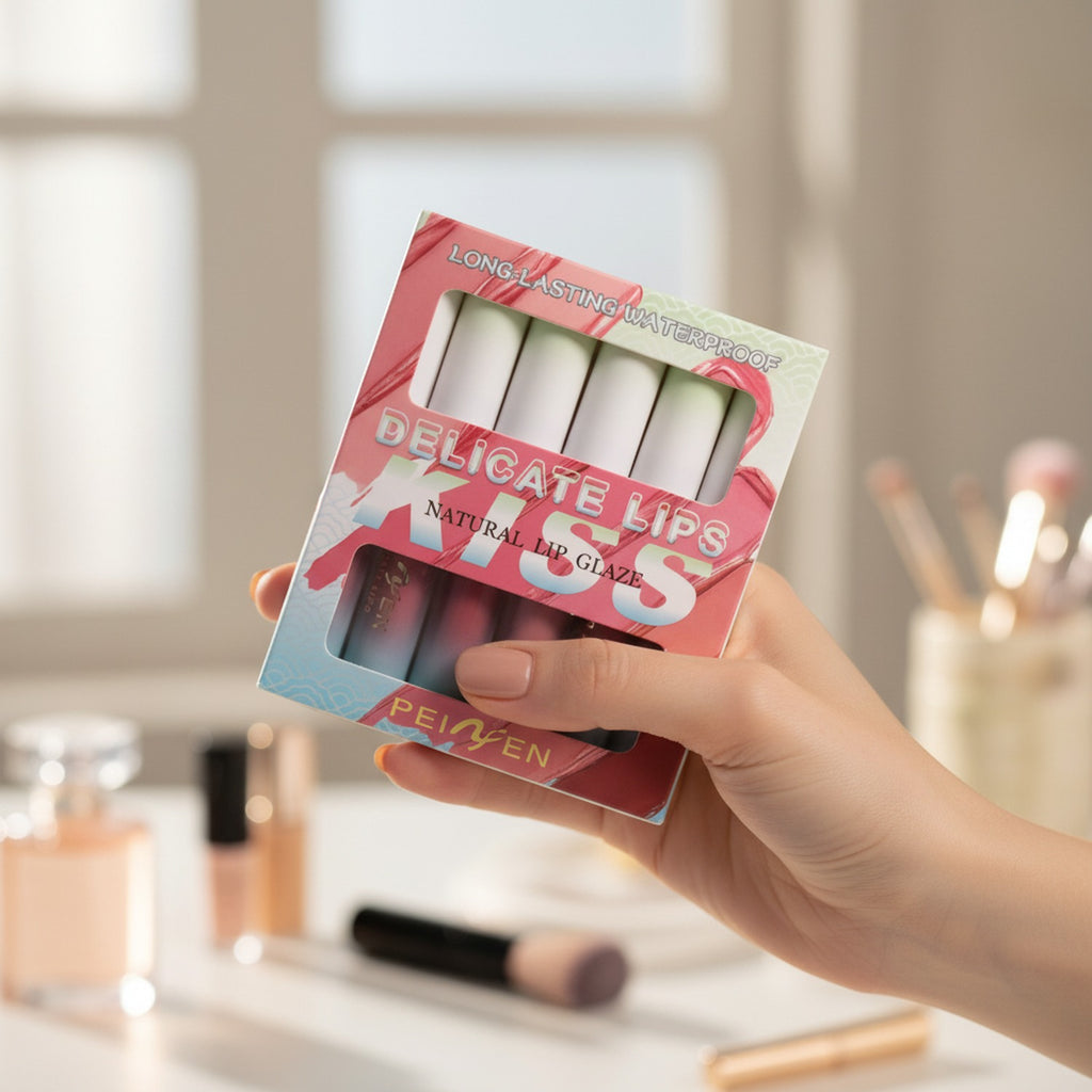 Delicate Lips Natural Lip Glaze Set Waterproof