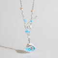 Shell Pearl Beaded Charm Necklace - Necklace 0172