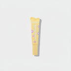 Yellow Lip Balm Tube With Purple Flower Details