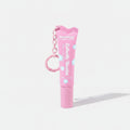 Pink Heart-Shaped Micro Lip Gloss With Keychain – Korean beauty tool (view 1)