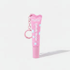Pink Heart-Shaped Micro Lip Gloss With Keychain – Korean beauty tool (view 1)