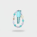 Beaded Lip Gloss Keychain With Flower Charm