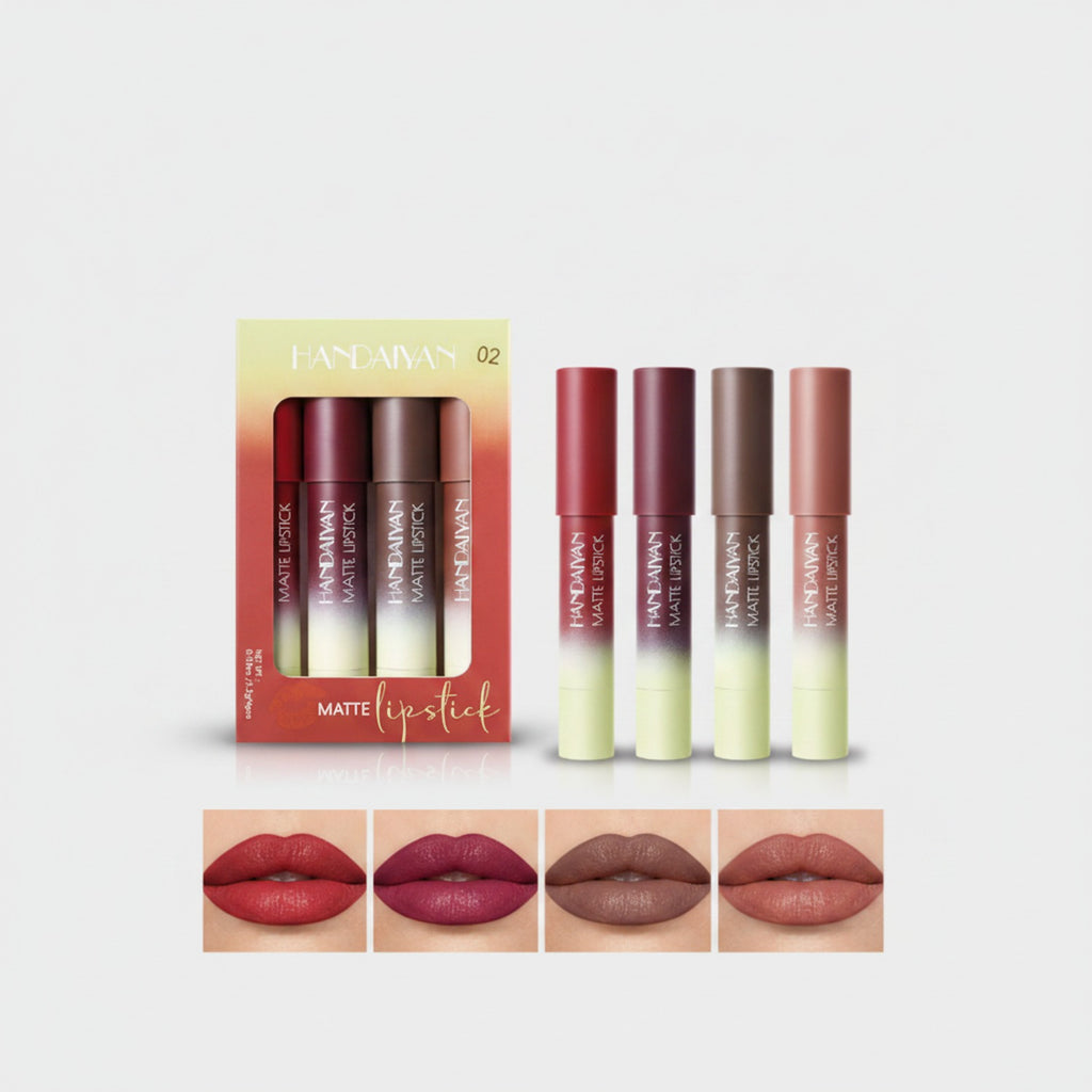 Matte Lipstick Set Ombre Gradient Four-Pack