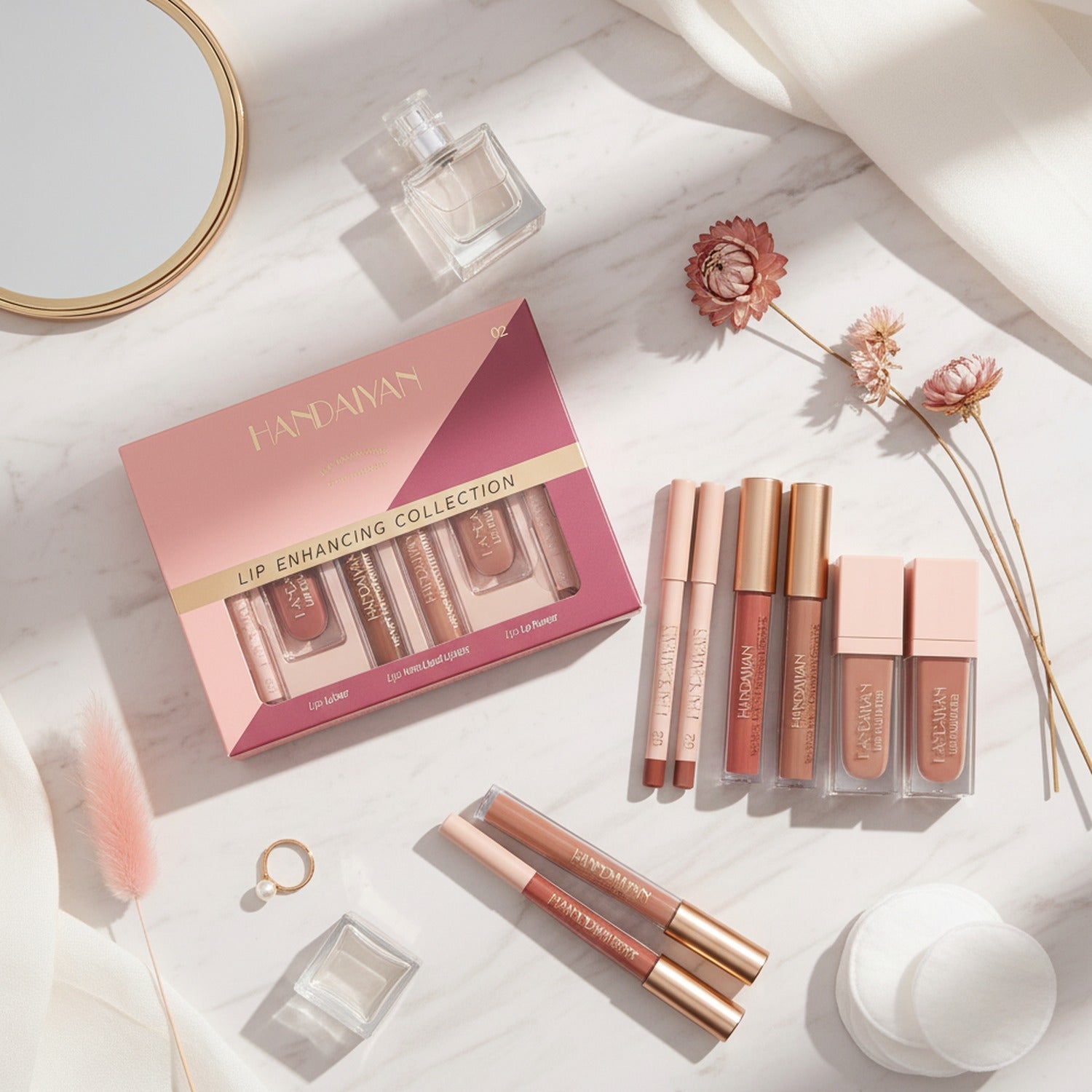 Lip Enhancing Collection Set Pink Mauve – Korean beauty tool (view 2)
