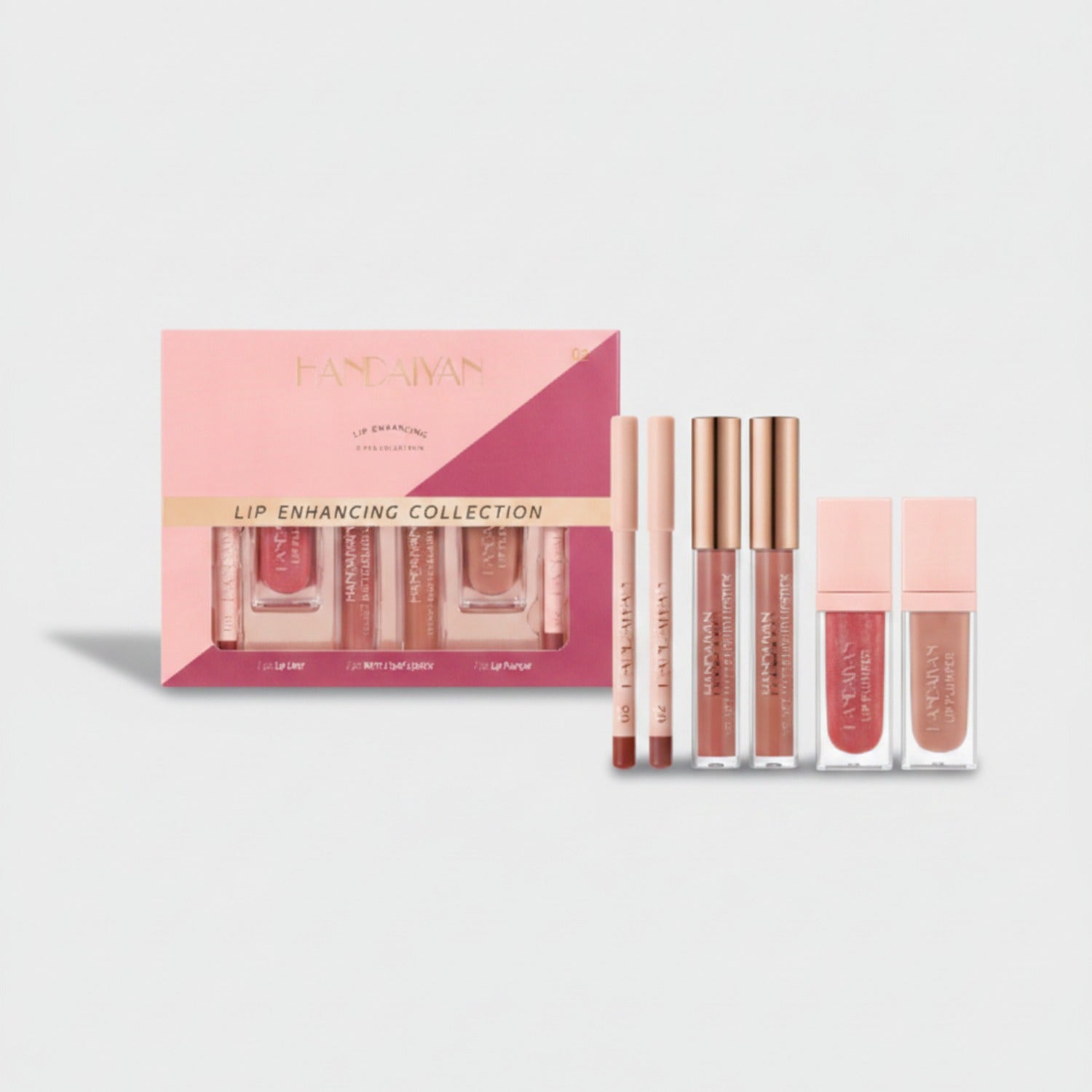Lip Enhancing Collection Set Pink Mauve
