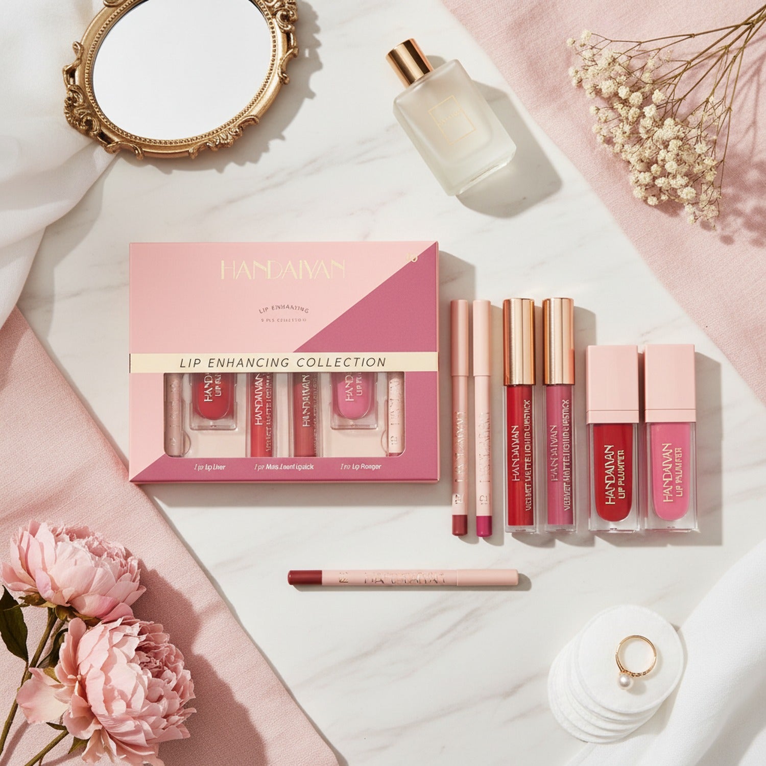 Lip Enhancing Collection Set - Red Pink Shades – Korean beauty tool (view 3)