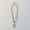Three Swords Pierced Heart Pendant Necklace – jewelry (view 1)