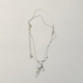 Layered Abstract Figure Pendant Necklace – jewelry (view 1)