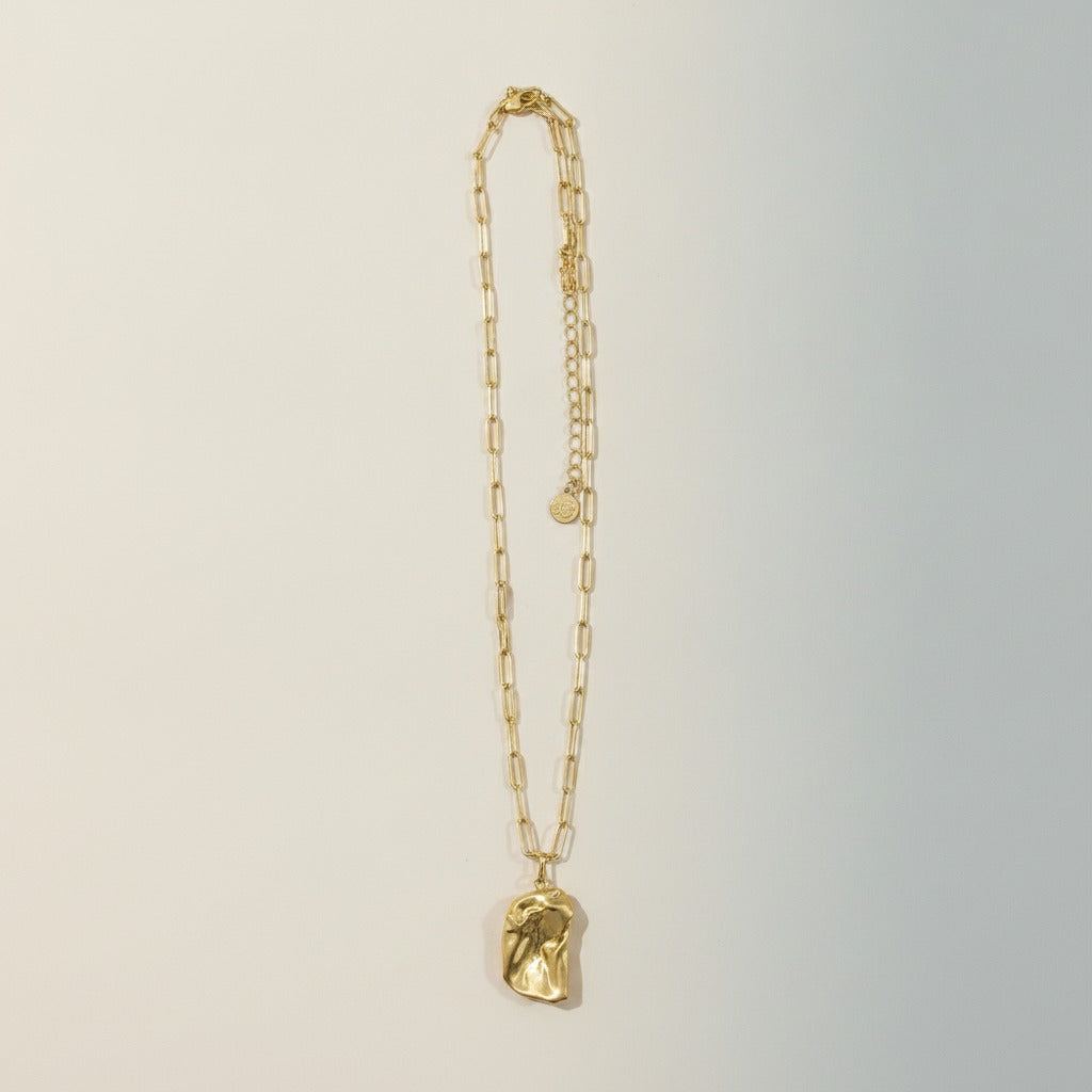 Irregular Pendant Paperclip Chain Necklace – jewelry (view 1)