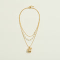 Elegant Layered Pearl Teardrop Necklace – jewelry (view 1)