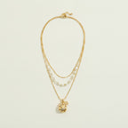 Elegant Layered Pearl Teardrop Necklace – jewelry (view 1)