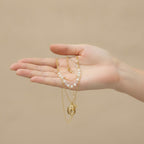 Elegant Layered Pearl Teardrop Necklace – jewelry (view 3)