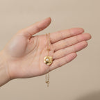Irregular Gold Pearl Pendant Necklace – jewelry (view 3)
