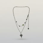 Layered Star Beaded Necklace – jewelry (view 1)