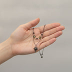 Layered Star Beaded Necklace – jewelry (view 3)