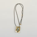 Chic Adjustable Pendant Necklace with Stone – jewelry (view 1)