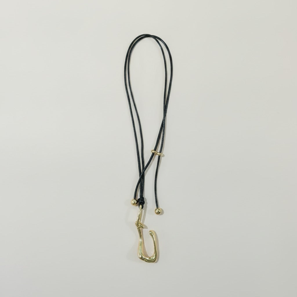 Abstract Hook Adjustable Cord Necklace – jewelry (view 1)
