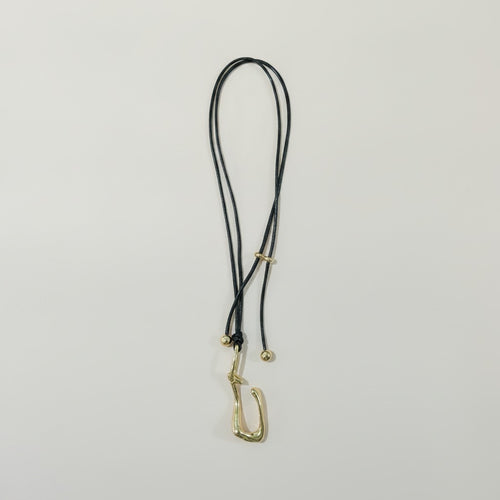 Abstract Hook Adjustable Cord Necklace – jewelry (view 1)