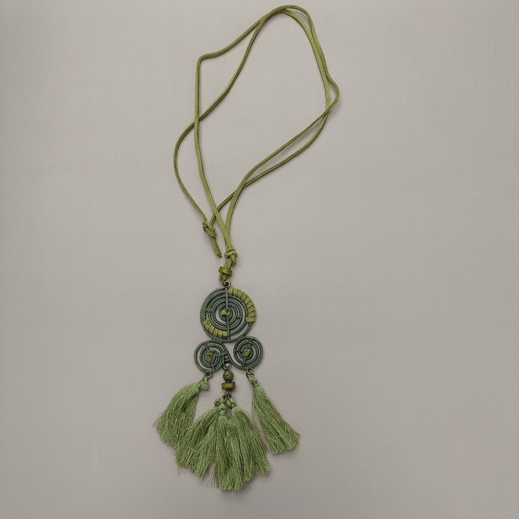 Tassel Pendant Long Necklace – jewelry (view 1)